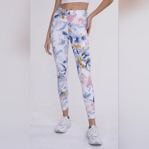 Mono B Blue and Purple Patterned Leggings